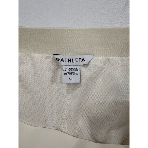 Athleta Vienna Cargo Skort Women's Size 16 Ivory - Picture 5 of 5